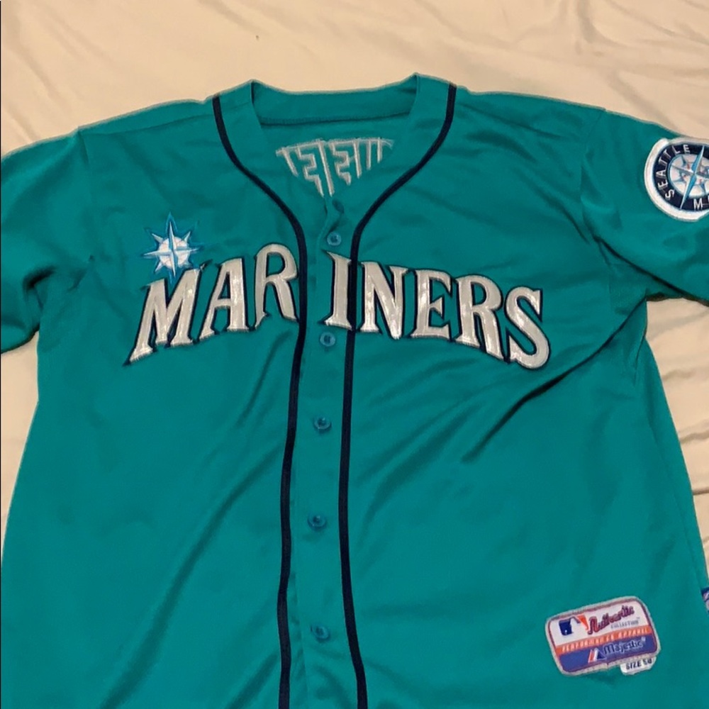 Mint green Ken Griffey jersey